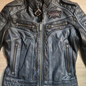AFFLICTION limited edition genuine leather jacket.